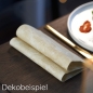 Dekobeispiel - Duni Washed Linen Gold