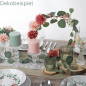 Dekobeispiel für die Glas Kerzenständer Kristall-Optik für Stumpenkerzen.