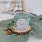 Dekobeispiel mit Holzscheibe, Kerzenteller, Untersetzer, 9 - 13 cm.