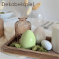 Dekobeispiel pastellgrünes Keramik Osterei.