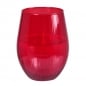 Duni Kerzenglas Ritz in Rot, 12,5 cm.