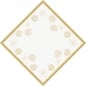 Duni Bio Dunicel® Mitteldecken Sparkly White.