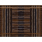 Duni Papier Tischsets Brooklyn Black in afrikanischer Bastoptik, 30 x 40 cm.