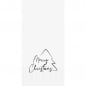 Duni Zelltuch Servietten Merry Xmas Tree, 2-lagig, ⅛ Falz, 33 x 33 cm.