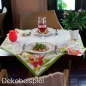 Dekobeispiel - Duni Zelltuch Cocktail-Servietten Summertime Red, 24 x 24 cm