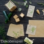 Duni ecoecho® Zelltuch Servietten Veggies, 3-lagig,  ⅛ Kopffalz, 40 cm