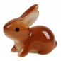 Gastgeschenk Ostern, Porzellan Hase, 40 mm.