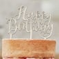 Holz Kuchenaufsatz - Cake Topper, Geburtstag - Happy Birthday-, 14 cm