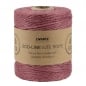 150 Meter Sizo®Jute Schnur in Rosa, 3 mm.