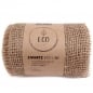 10 Meter Jute Tischband grobmaschig, natur, 15 cm.