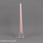 Dekobeipsiel mit Kerze für das Glas Kerzenhalter, rund, für Spitzkerzen, Leuchterkerzen, klar, 10 cm.