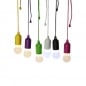 LED Birne Pull-Me zum Aufhängen, für Innenräume in verschiedenen Farben, 14 cm