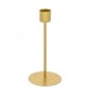 Metall Kerzenständer für Stabkerzen in Gold, 15 cm.