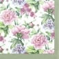 20er Pack Servietten Romantische Blumenpoesie, 33 x 33 cm.