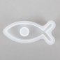 Silikonform, Gießform Stabkerzenhalter Fisch, 11 cm.