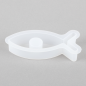 Silikonform, Gießform Stabkerzenhalter Fisch, 11 cm.