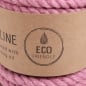 5 Meter Sizo®Jute Kordel in Rosa, 7 mm.