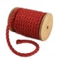 5 Meter Sizo®Jute Kordel in Rostrot, 7 mm.