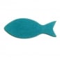 15 Holz Streuteile Fische in Türkis.