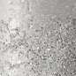 Stumpenkerze Rustic, Calla, Weihnachten in Silber mit Glitzer, 80 x 70 mm.