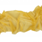 5 Meter Chiffon Tischläufer, hauchdünn, in Gelb, 35 cm.