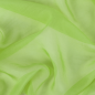 Nahaufnahme von dem Chiffon Tischläufer, hauchdünn, in Hellgrün, 35 cm.