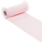 10 Meter Tischläufer Leinen Optik in Rosa meliert, 20 cm breit.