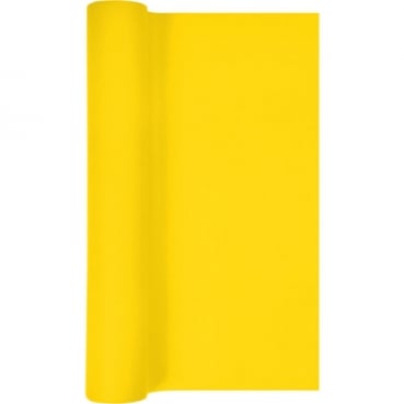 4,9 Meter Airlaid Papier Tischläufer in Gelb, 40 cm