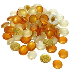 Glaslinsen Mix in Gold