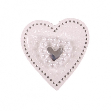 Design Sticker Herzen in Silber