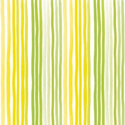20er Pack Servietten Punkte und Streifen in Gelb/Grün, 33 x 33 cm