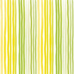 20er Pack Servietten Punkte und Streifen in Gelb/Grün, 33 x 33 cm