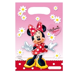 6er Pack Mitgebsel Partytüten Minnie & Gänseblümchen