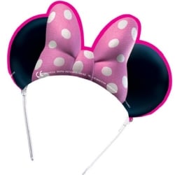 6er Pack Partykrönchen mit integriertem Haarreif Minnie