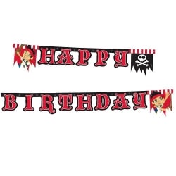 Partykette Jake und die Nimmerland Piraten Happy Birthday