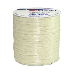 100 m Bastband Rayon Raffia matt in Creme