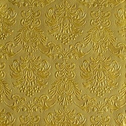 15er Pack Servietten Elegance gold, 33 x 33 cm