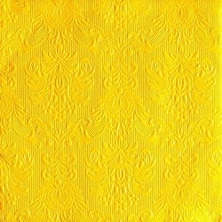15er Pack Servietten Elegance gelb, 33 x 33 cm