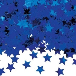 Konfetti Sterne in Blau, 10 mm