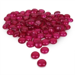 Glaslinsen zur Tischdeko in Fuchsia