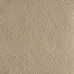 15er Pack Servietten Elegance in Taupe, 33 x 33 cm