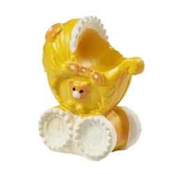 Streudeko Kinderwagen in Gelb, 4 cm