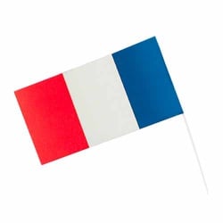 Fahne Frankreich, 39 cm