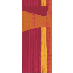Duni Bestecktasche Sacchetto Gustav mit Serviette in Bordeaux, 8,5 x 19 cm