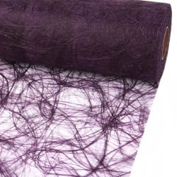 25 Meter Sizoweb® Tischband in Aubergine