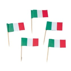 200er Pack Flaggenspießchen Italien