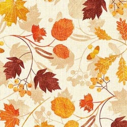 20er Pack Servietten Herbst Blätter, 33 x 33 cm