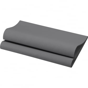 60er Pack Duni Bio Dunisoft Servietten, 40 x 40 cm in Granite Grey