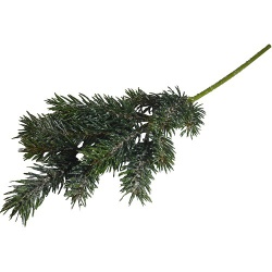 Deko Tannenzweig mit Schnee und Glitzer, Weihnachten, 50 cm