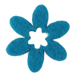 10 Streudeko Filz Blümchen in Türkis, 40 mm 10 Streudeko Filz Blümchen in Türkis, 40 mm.